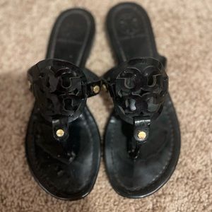 Tory Burch Black Sandals Size 7 1/2